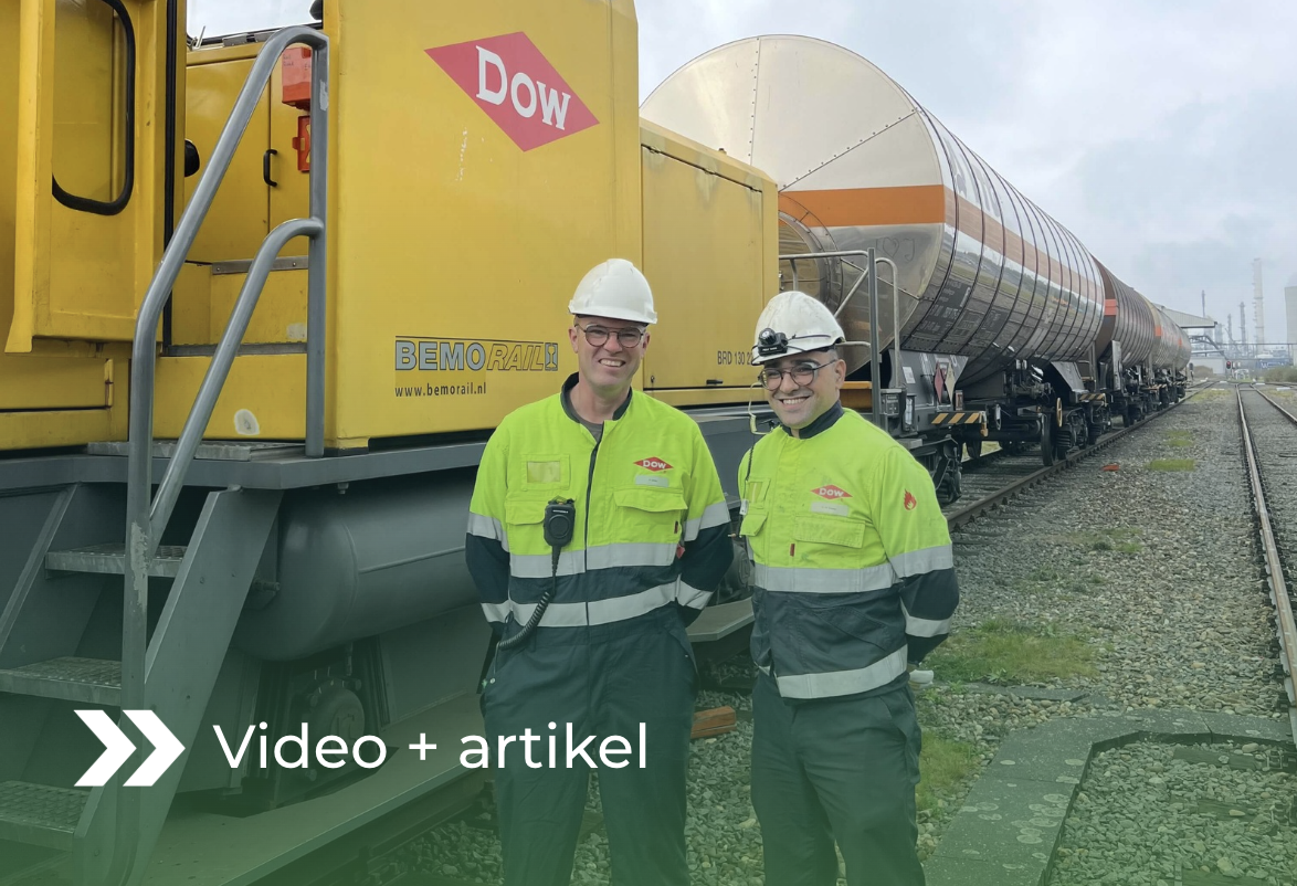 Werken als treinmachinst bij Dow chemicals in de goederensector